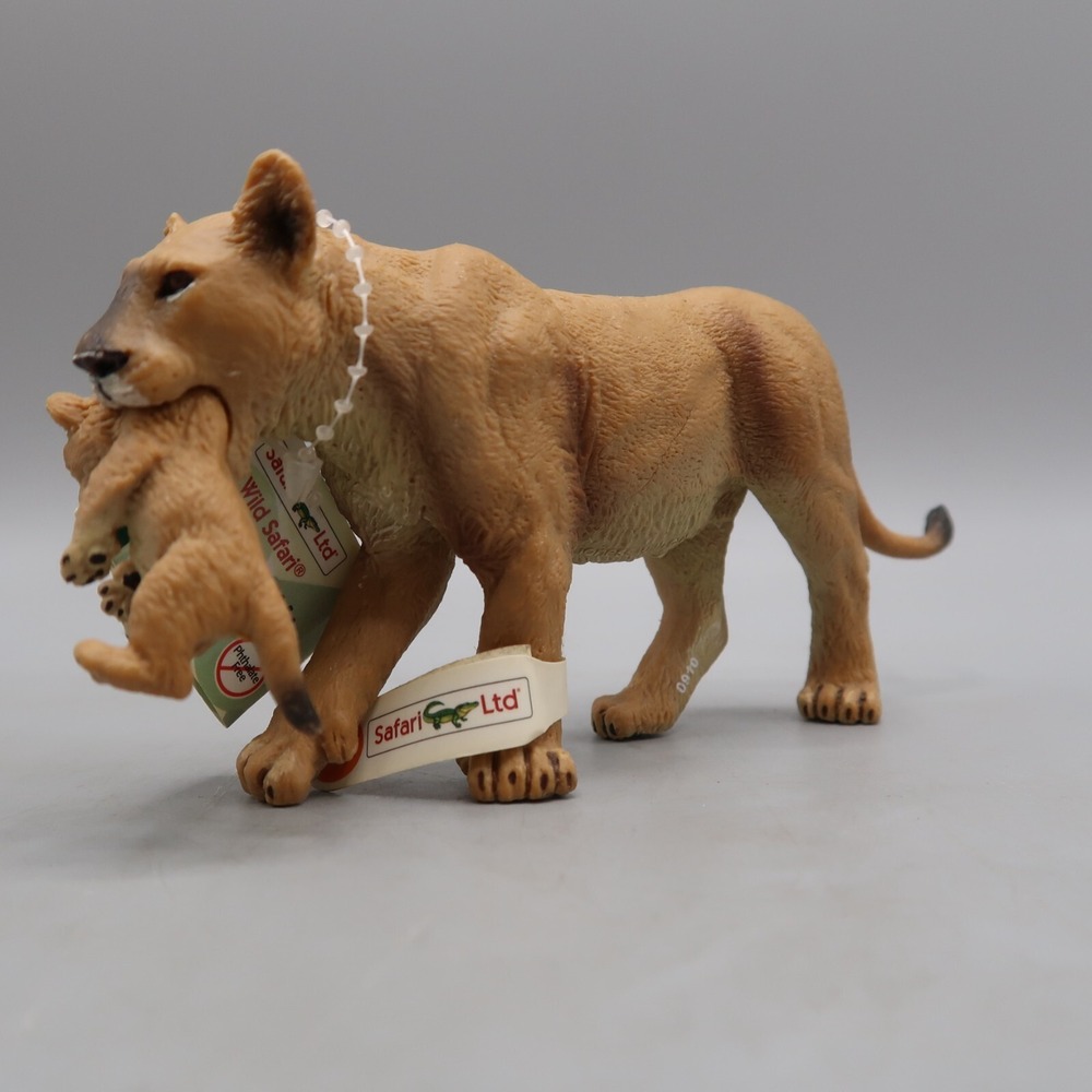 Lion With Cub Wildlife Safari Ltd Toys Educational Animals Kids Wild Safari
